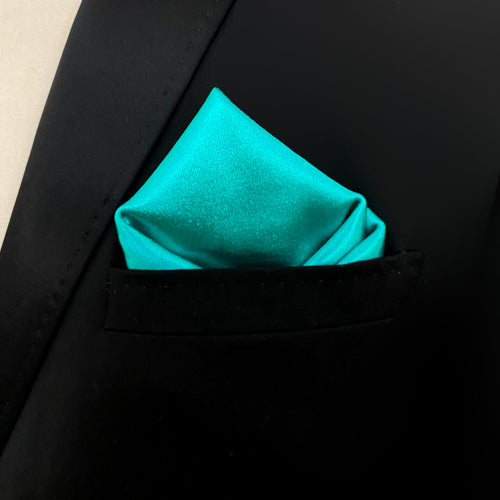 Jade Thick Satin Pocket Square