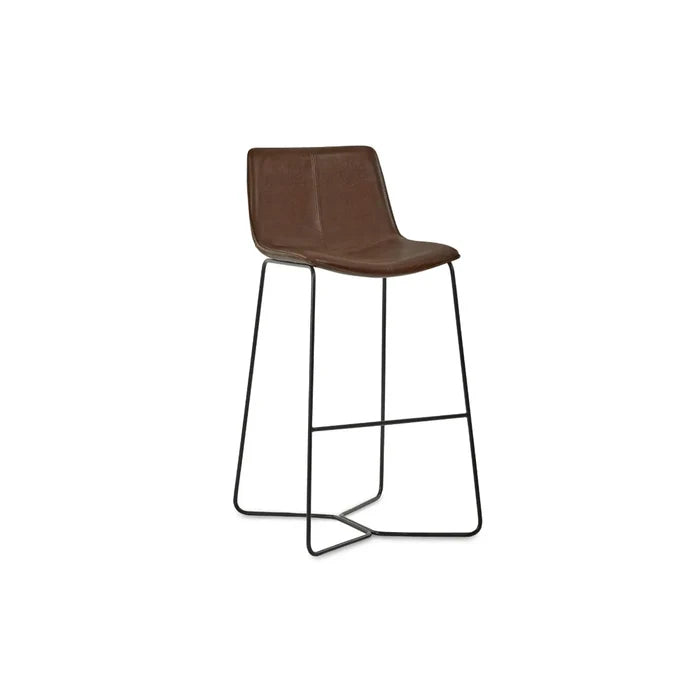 #Colour:Brown Faux Leather