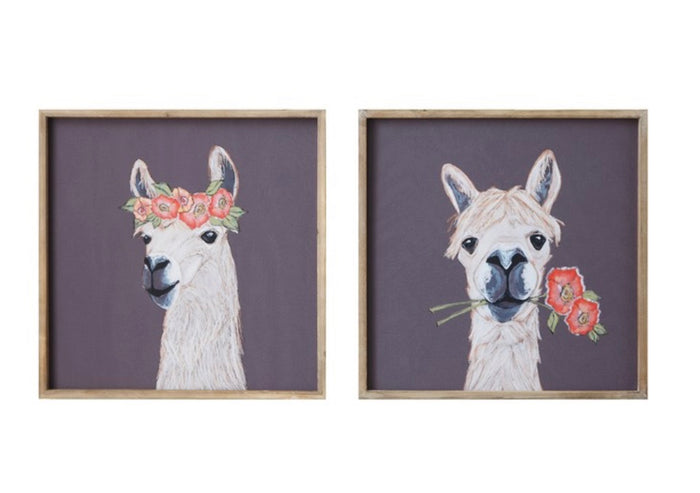 Llama Bride & Groom (pair)