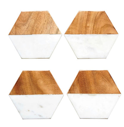 Marble & Mango Coaster Set
