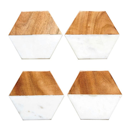 Marble & Mango Coaster Set