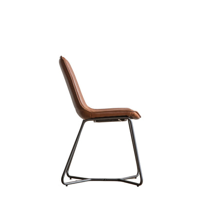 #Colour:Brown Faux Leather