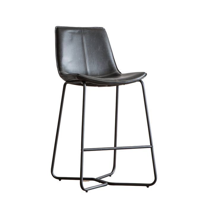 #Colour:Black Faux Leather