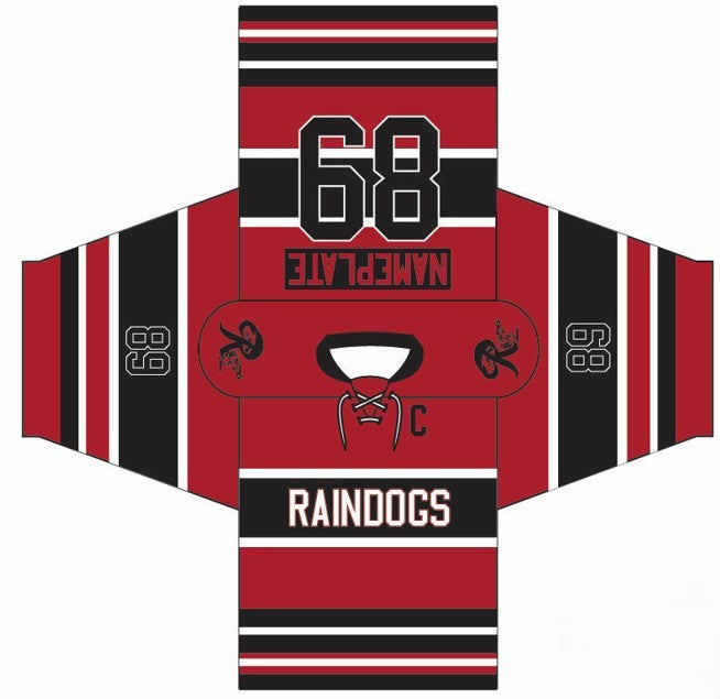 Rain Dogs Retro Sublimated Hockey Jersey