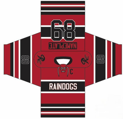 Rain Dogs Retro Sublimated Hockey Jersey