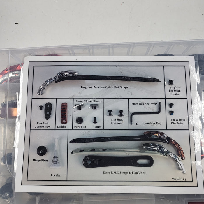 Ski Boot Straping and Binding Spare Parts