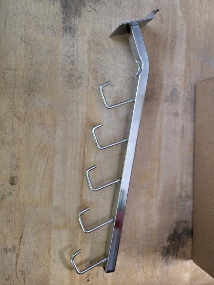 slatwall waterfall 5 hook hangers quantity 6