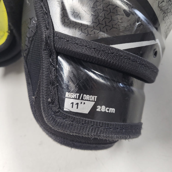 Used Warrior Alpha LX 40 Shin Guards 11 Inch