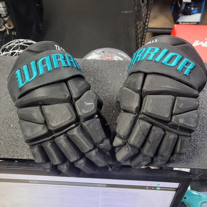 Used Warrior Alpha Tacoma Rockets Hockey Gloves 11" - 28cm