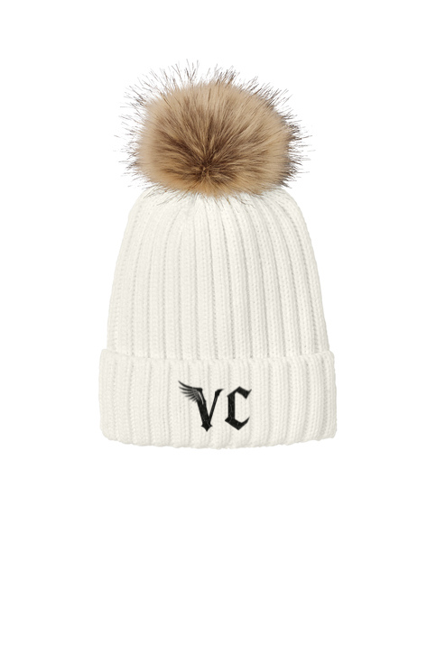 Vulture Culture Faux Fur Pom Beanie