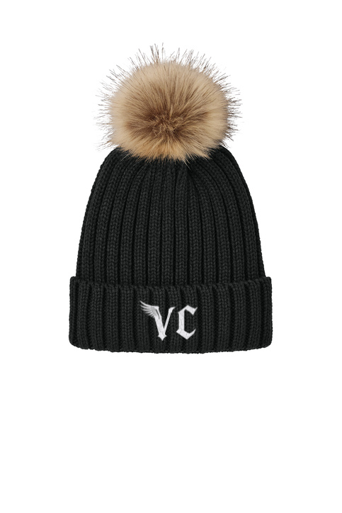 Vulture Culture Faux Fur Pom Beanie