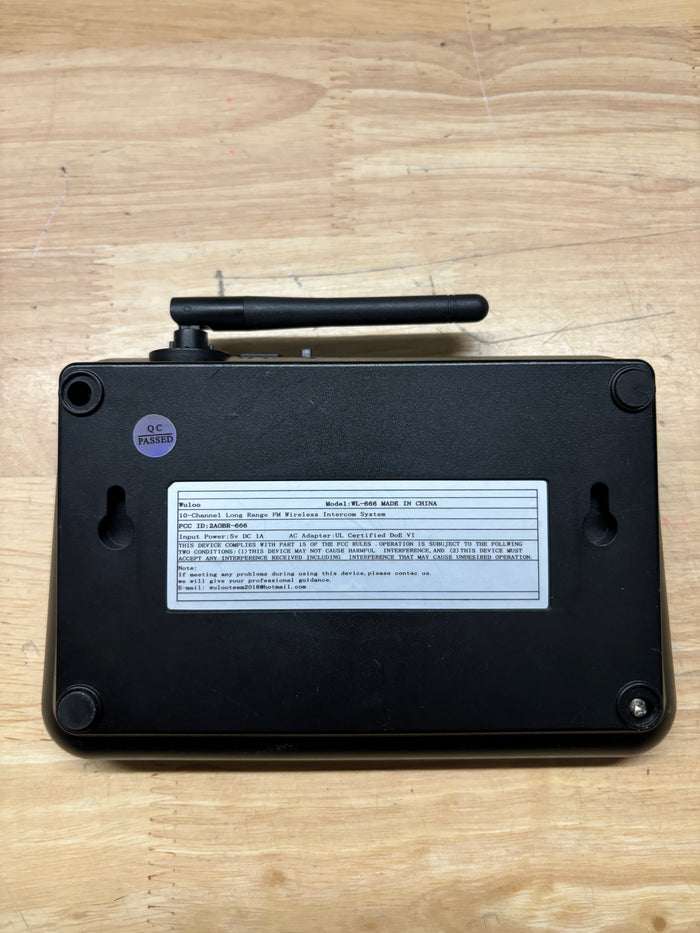 Wuloo WL-666 Wireless Intercom